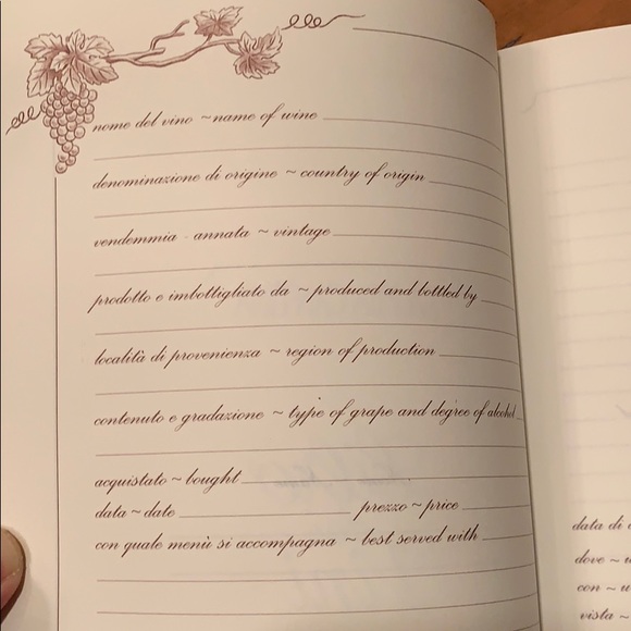 Leather bound wine journal - Picture 7 of 11